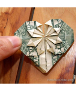 Handmade Gift Item - Money Origami Heart - $4.22 CAD