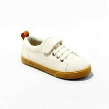 Cat &amp; Jack Desert Tan Jahmir Canvas Slip On Hook &amp; Loop Closure Shoes 12 Toddler - $14.98