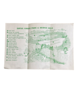 Vintage Royal Gorge Park And Bridge Area Map Canon City Colorado Tourist... - £4.50 GBP