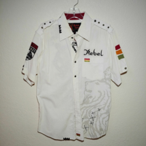 Rebel Spirit | White | King of Kings Shirt | Men&#39;s Medium - $95.00