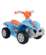 Licensed  6V Battery Powered Ride on ATV for Kids Ages 2-5 Years Old, Blue - $3,222.14 MXN