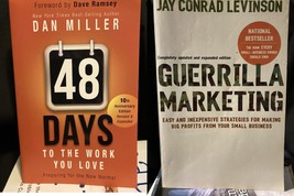 48 Days to the work You Love Guerrilla Mktg Lot of 2 Business Books PET RESCUE - £5.74 GBP