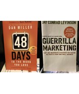 48 Days to the work You Love Guerrilla Mktg Lot of 2 Business Books PET ... - £5.72 GBP