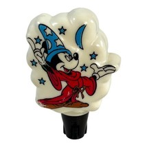 Vintage Disney Mickey Mouse Sorcerer&#39;s Apprentice Night Light W Switch F... - £14.81 GBP