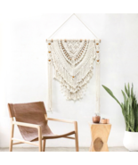 Stylish Creative Retro Woven Handmade Boho Macrame Tapestry Wall Hanging... - $67.22 CAD