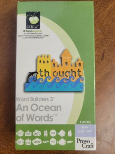 Cricut Cartridge An Ocean Of Words Word Builders 3 Link Status Unknown - $14.99