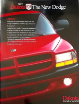 1997 Dodge DAKOTA sales brochure catalog US 97 Sport SLT - £6.39 GBP