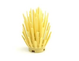 HG Bush Light Tan Plant Piece Bricks Minifigures - $1.05