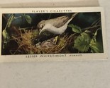 Lesser Whitethroat John Player &amp; Sons Vintage Cigarette Card #43 - $2.96