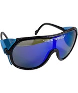 Pit Viper Sunglasses Blue Purple Lens Shield Black Frame Midnight Aviator - €51,21 EUR