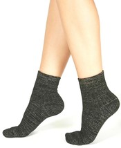 I.N.C. International Concepts Ribbed Black Gold Shimmer Casual Socks NEW - €5,09 EUR