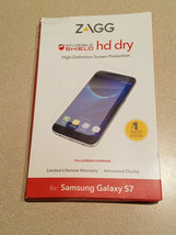 Zagg Invisible Shield HD Dry High Def Screen Protector Samsung Galaxy S7 - £5.50 GBP