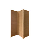 HomeRoots Brown Bamboo 3 Panel Osaka Screen 57 x 1 x 71 in. - $468.48