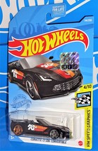 Hot Wheels 2021 Factory Set Speed Graphics Corvette C7 Z06 Convertible Black K&amp;N - £3.10 GBP