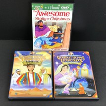 Greatest Heroes of the Bible Lot of 3 Joseph &amp; Nativity + Story of Chris... - £6.19 GBP