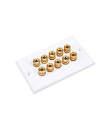 Monoprice 3539 TWO-PIECE INSET WALL PLATE 5 SPEAKERS - $785.98 MXN