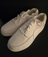 Hush Puppies Shoes Women 8.5 W Large Casual Sneakers White Leather Power... - $69.19 CAD