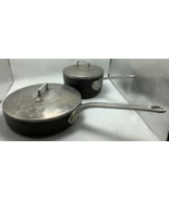 Lot VTG MAGNALITE GHC Professional Anodized Aluminum 10&quot; skillet 1 qt Sa... - $1,105.52 MXN