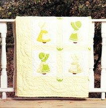Best Loved Quilt Applique Sunbonnet Sue Garden Pattern Flexible Plastic Template - £10.26 GBP