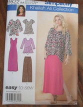 Simplicity 1622 AA Misses Pants, Tunic &amp; Knit Dress or Top Size 10-18 New - £7.99 GBP