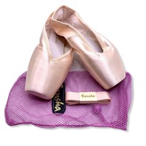 Sansha FR Duval 1 FLX Pink Pointe Parisian Shoes V-Vamp Sansha 10 US 9.5... - $60.39