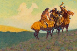 With the eye of the Mind Frederic Remington Western Giclee Art Print Ships Free - £31.06 GBP+