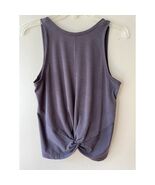 Athleta Sz S Essence Twist Tank Crop Stretch Soft Pullover Shirt Purple ... - €14,20 EUR