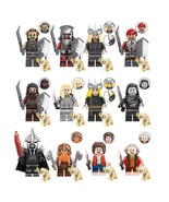 12pcs Lord of the Rings Sauron Galadriel Adar Witch-king Orc Minifigure ... - $438.17 MXN