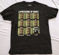 Marvel Guardians of the Galaxy Expressions Of Groot T-Shirt Boys Youth L - $14.00