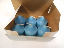 Partylite Blue Tamarind Votive candles V06590 Box of 6 - £8.88 GBP