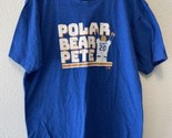 NY Mets Pete Alonso Polar Bear Pete T-Shirt L or XL READ Blue Baseball MLB  - $9.74