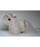 Teddy pony/White horse/Pink mane/Artistic teddy pony/Miniature horse/Plu... - £145.96 GBP