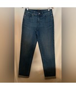 Talbots Women Denim Jean Dark Blue Simply Flattering Collection size 4 - $302.34 MXN