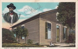 St. Joseph Missouri MO Home of Jesse James Postcard A20 - £2.23 GBP