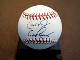 Cal Ripken Jr Alex Rodriguez Passing Of The Torch Signed Auto Baseball Ironclad - £232.73 GBP