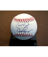 CAL RIPKEN JR ALEX RODRIGUEZ PASSING OF THE TORCH SIGNED AUTO BASEBALL I... - £233.70 GBP