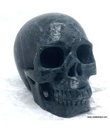 Large Teal Blue Apatite Crystal Skull Automatic Writing Psychic Work Cha... - $499.00