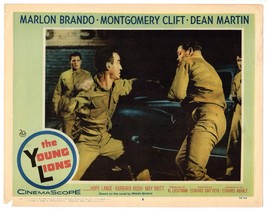 *Edward Dmytryk&#39;s YOUNG LIONS 1958 Montgomery Clift Throws a Punch at Burly Guy - £51.13 GBP