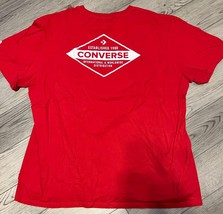 Converse Red T-Shirt Established 1908 International &amp; Worldwide Distribu... - £9.41 GBP