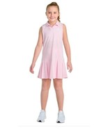 Adidas Girls Dress Shorts Pink 2-Piece Polo Active Sleeveless Elastic Waist - $67.22 CAD