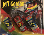 Vintage Jeff Gordon 3 Stock Car Set Action Racing Collectibles Kelloggs ... - $7.91