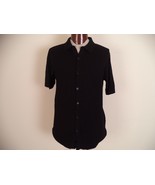 Men&#39;s Black Claiborne Knit Shirt. M. 61% Modal/ 39% Cotton. Short Sleeve. - $26.24