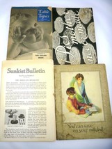 Vintage Cookbooks Sunkist Bulletin Pet Milk Pies Mother Never Made Knox ... - $442.88 MXN