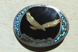 Soaring eagle hand crafted belt buckle- NEW - £51.11 GBP