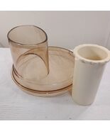 Cuisinart DLC-8 Amber Lid Replacement Part Food Processor w/ chute pushe... - €35,13 EUR