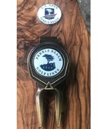 The Pebbie Beach Ball Marker Divot Tool Ahead Brass Style - Two Sided BM - $32.20 CAD