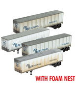 MTL 99302223 N Conrail TrailVan Trailers Weathered 4 Pack - $128.80