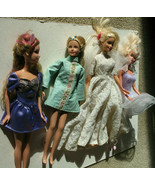 LOT of FOUR modern Barbie dolls Romy Ballerina Articulated Arms Dresses ... - £7.50 GBP