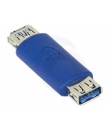 USB 3.0 Type A External Female to Female Joint Connector Adapter Blue - £7.49 GBP