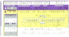 Ministère Ticket Stub Septembre 3 1999 Orlando Florida - £32.80 GBP